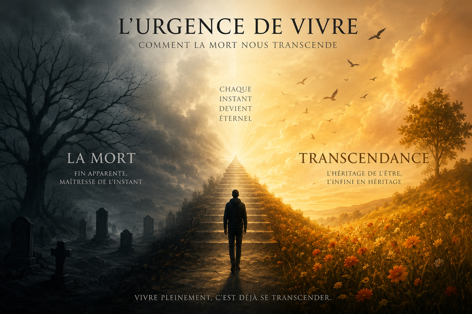L’urgence de vivre : comment la mort nous transcende