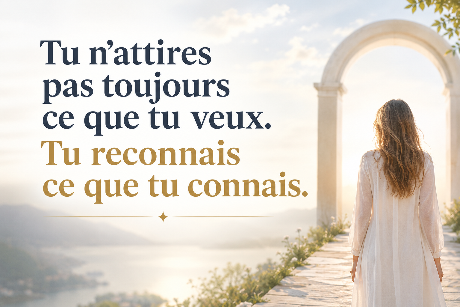Tu n’attires pas toujours ce que tu veux. Tu reconnais ce que tu connais.