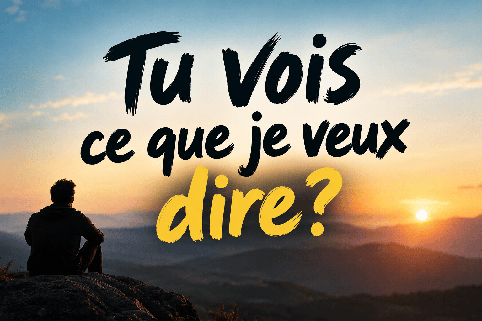 Tu vois ce que je veux dire ?